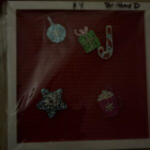 Baby shower or party announcement board. Set - Multicolor